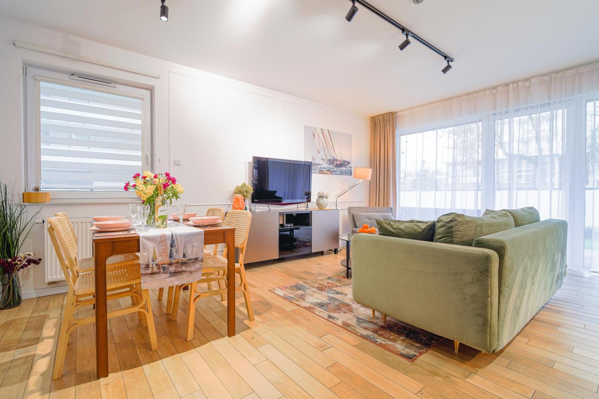 Lulu Apartments - Pod Masztami - Apartament Dwupokojowy - Basen Silownia Parking Kołobrzeg Buitenkant foto